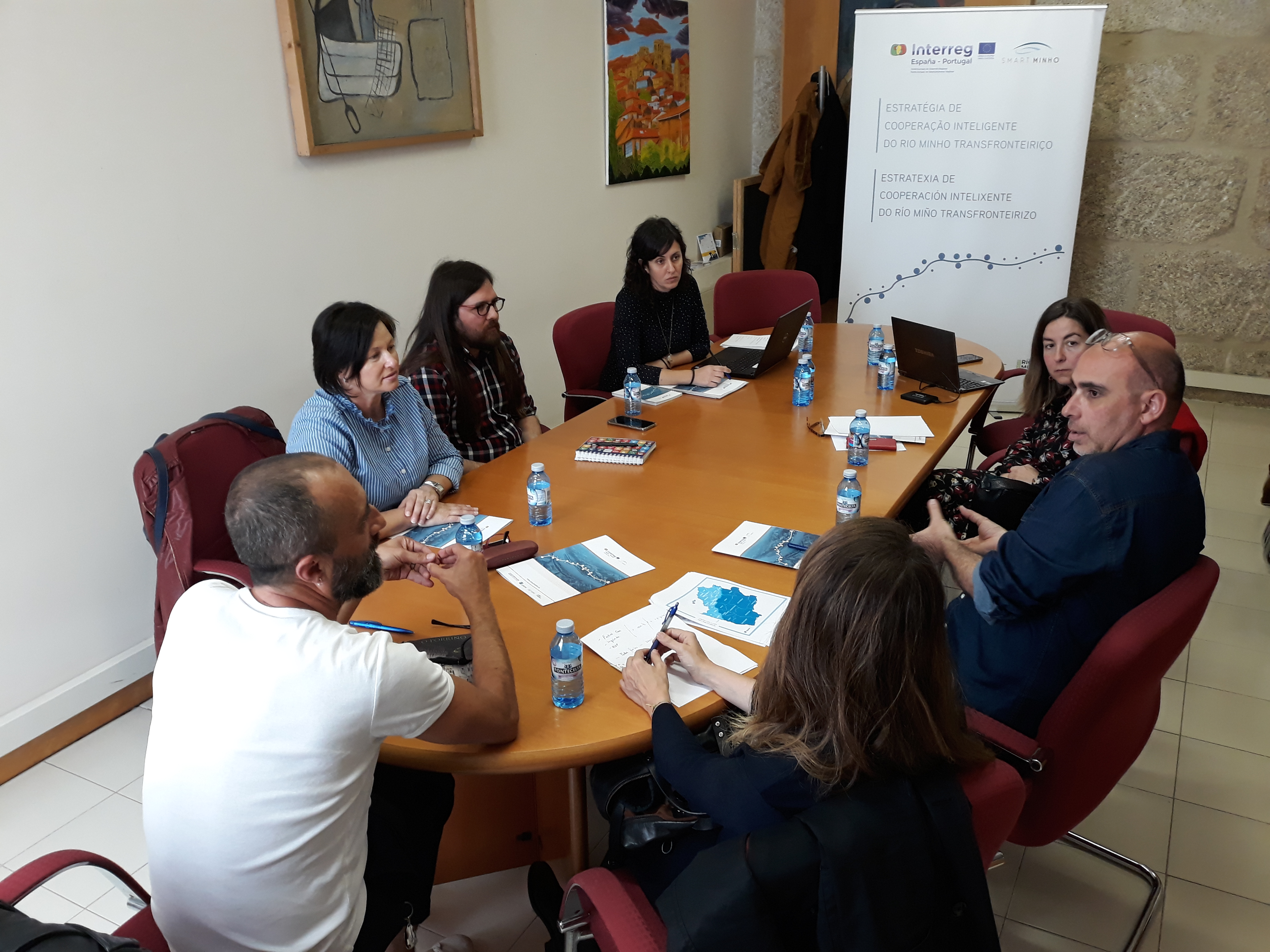 Reunión con técnicos de cultura municipais da marxe galega do territorio do Río Miño